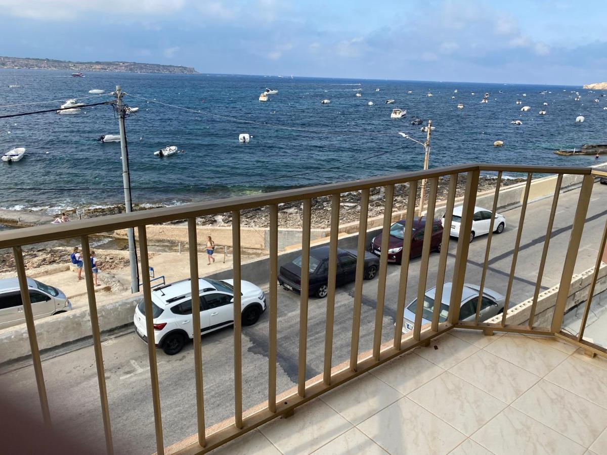 Sea Front Apartment At Mellieha Bay, Malta! Eksteriør bilde
